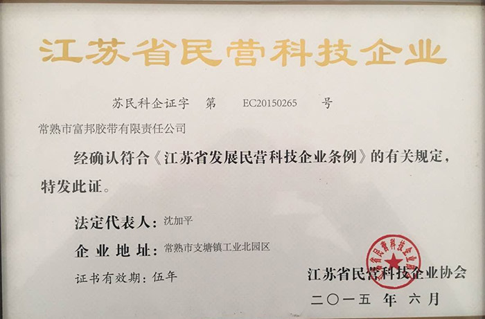 江蘇省民營科技企業